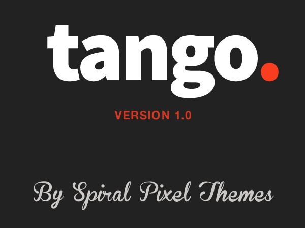 Tango Bootstrap Wordpress Theme WordPress theme by UBL Designs & Spiral Pixel