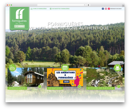 Theme WordPress Divi - formigueres.fr