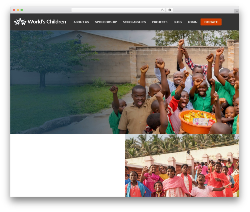 Theme WordPress HTML5 Blank Slate - worldschildren.org