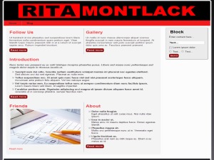 Theme WordPress Rita by Author