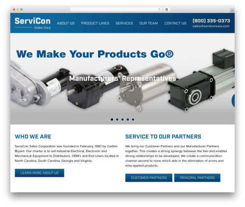 Theme WordPress Servicon - serviconusa.com