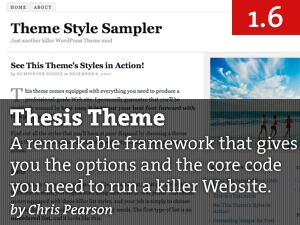 Thesis WordPress theme Thesis WordPress theme