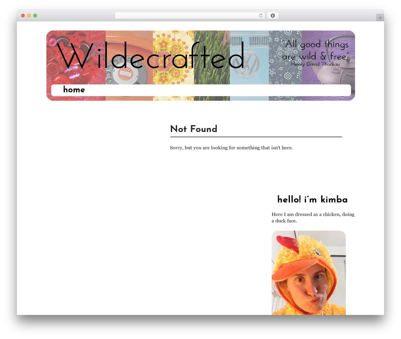 Wildecrafted theme WordPress - wildecrafted.com