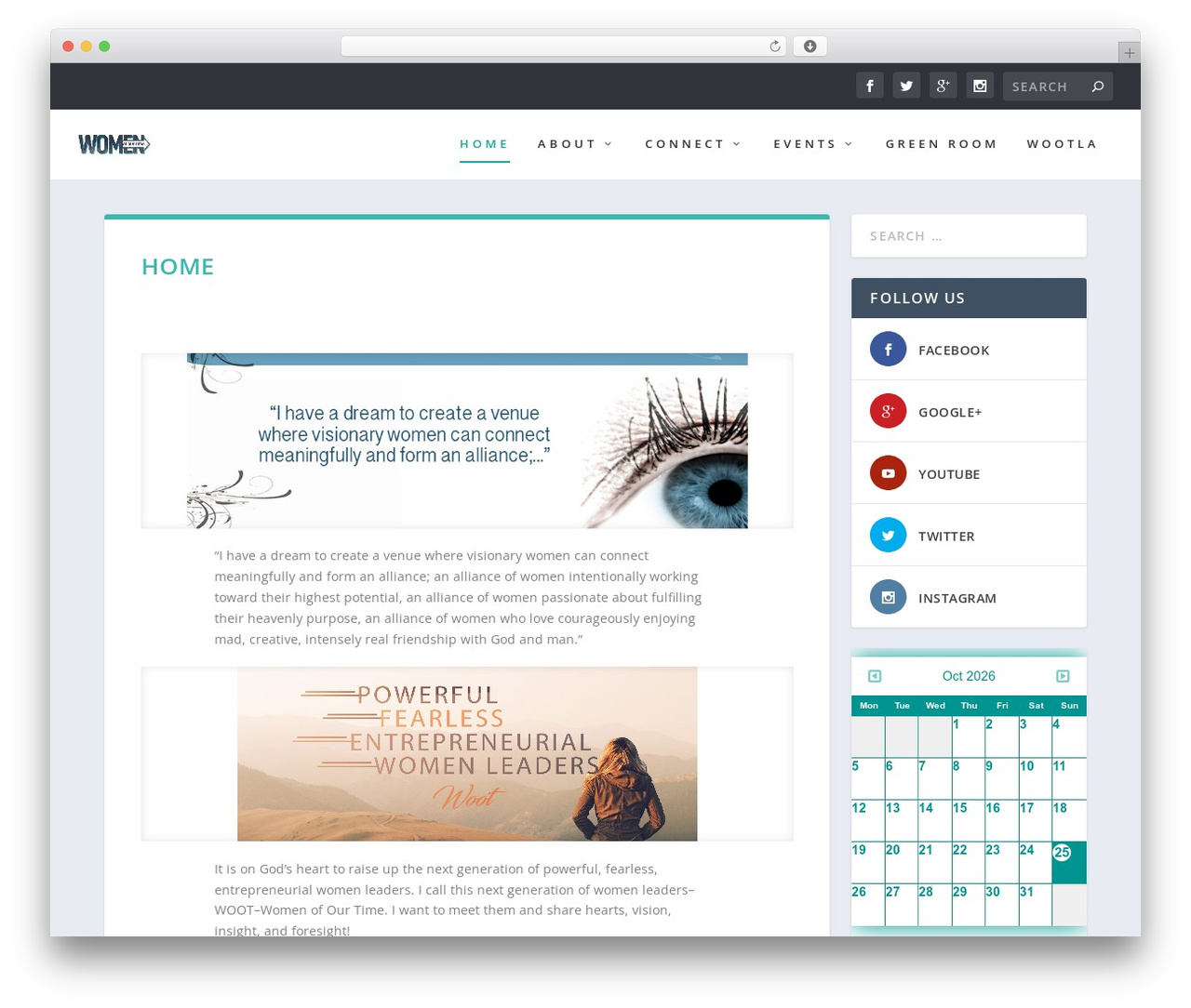 WordPress theme Extra - wootmovement.com