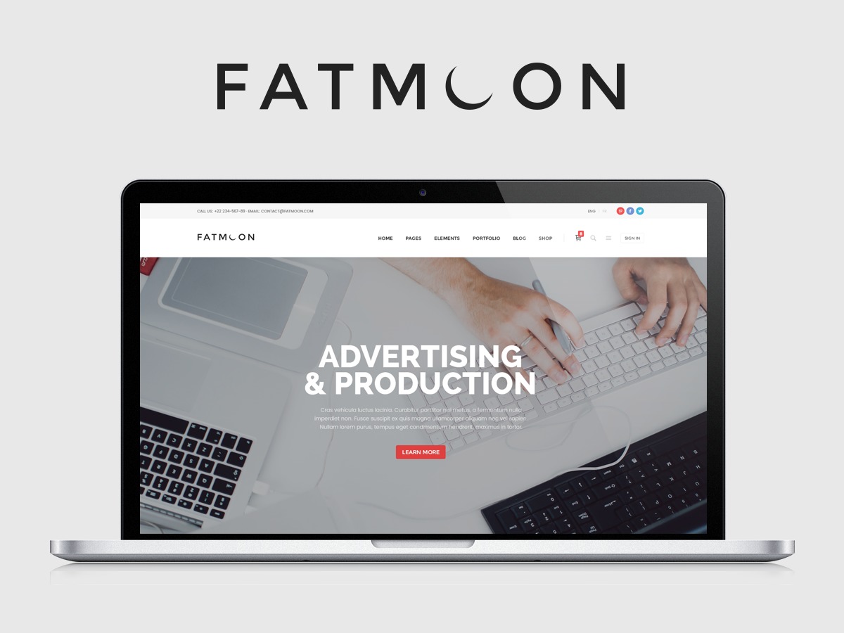WordPress theme FatMoon