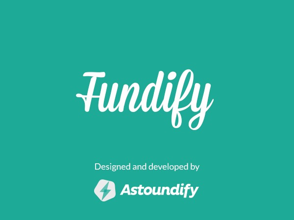 WordPress theme Fundify WordPress theme Fundify