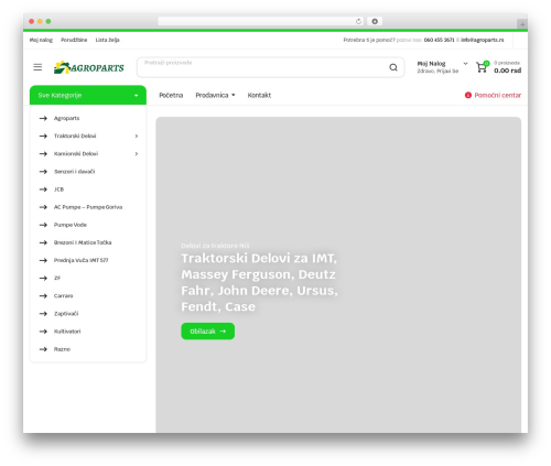WordPress theme Partdo - agroparts.rs