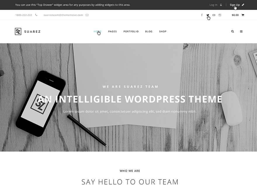 WP Suarez WordPress news theme