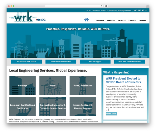 WPBootstrap theme WordPress - wrkengrs.com