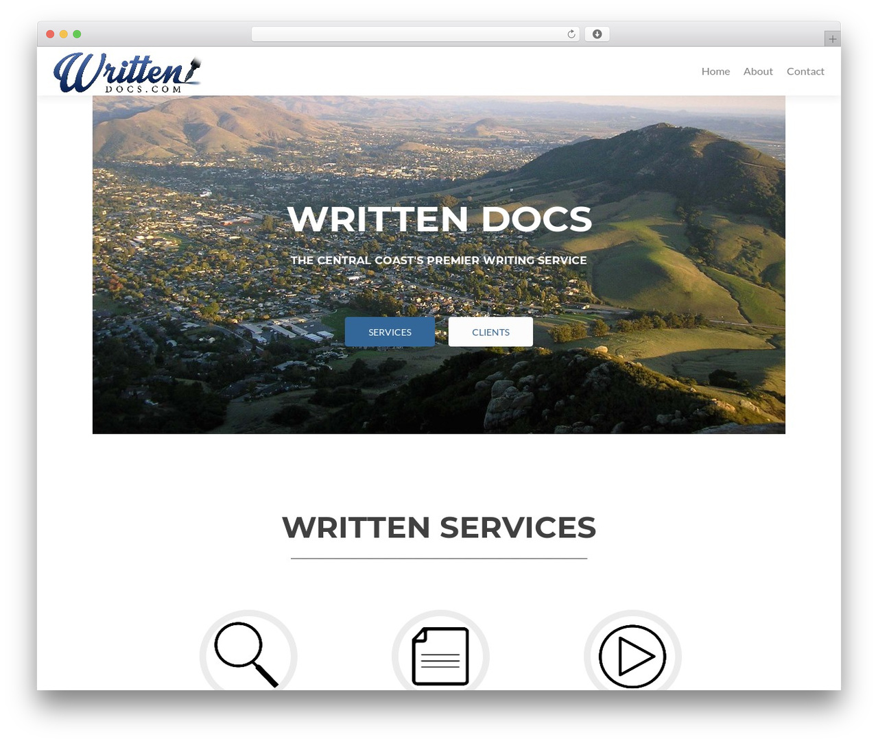 Zerif PRO WordPress theme design - writtendocs.com Zerif PRO WordPress theme design - writtendocs.com