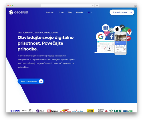 Best WordPress theme Onum - geosplet.com