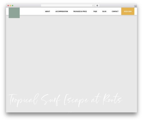 Best WordPress theme Roots Theme - rootslombok.com