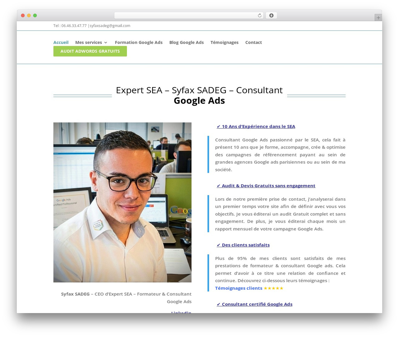 Divi WordPress theme - expert-sea.fr