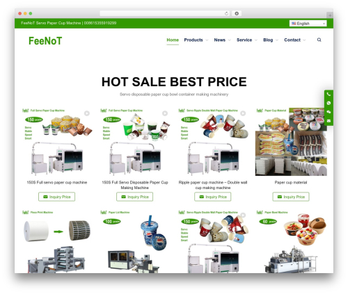 Generic WordPress theme design - feenot.com