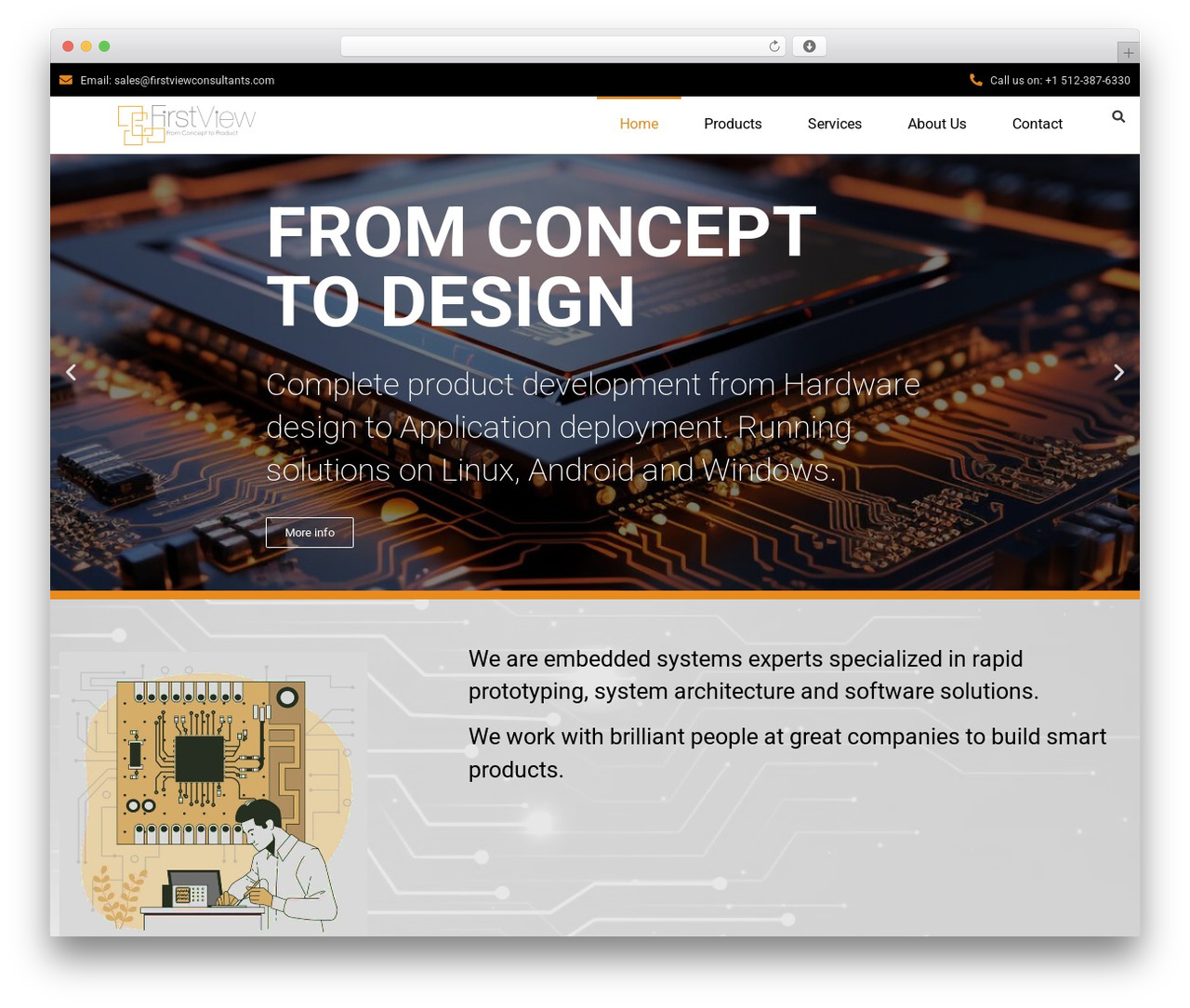 Hello Elementor theme WordPress - firstviewconsultants.com