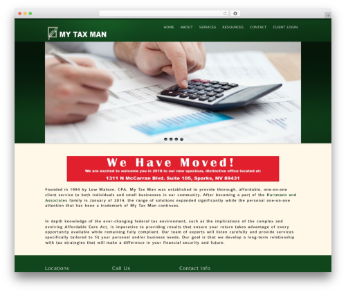 inFocus WordPress theme - mytaxmannv.com