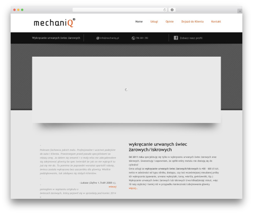 InnoTech WordPress theme - mechaniq.pl