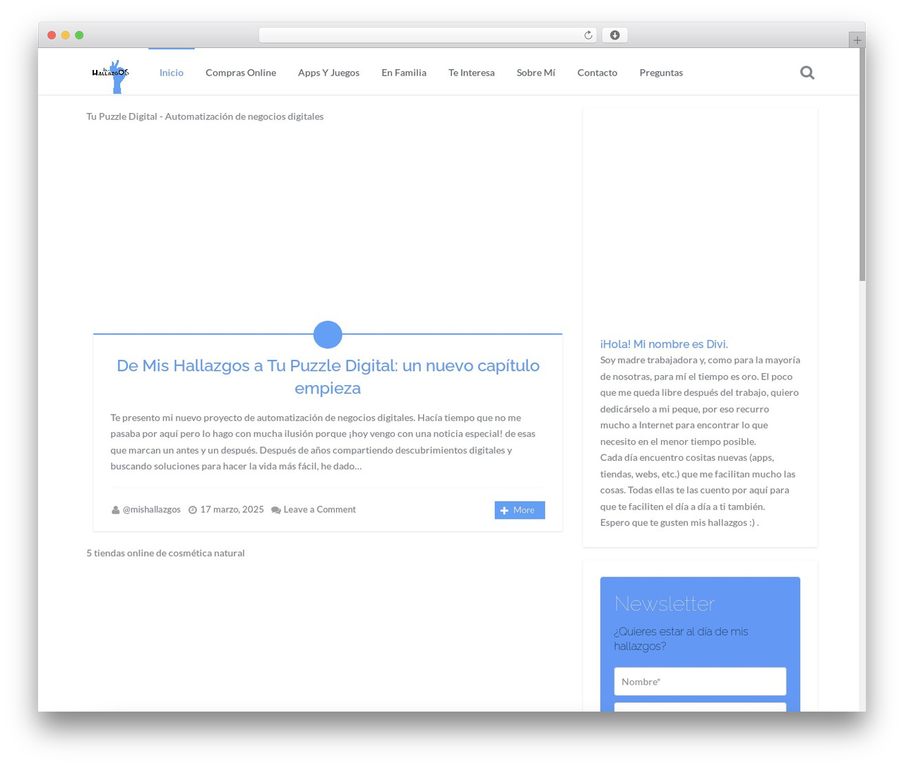 Pratico WordPress theme - mishallazgos.com Pratico WordPress theme - mishallazgos.com