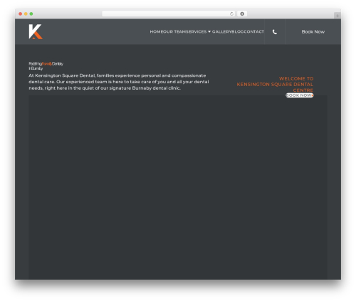 Studiothink WordPress theme - kensingtonsquaredental.com