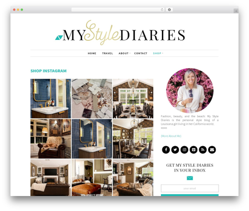 Theme WordPress Lynette - mystylediaries.com