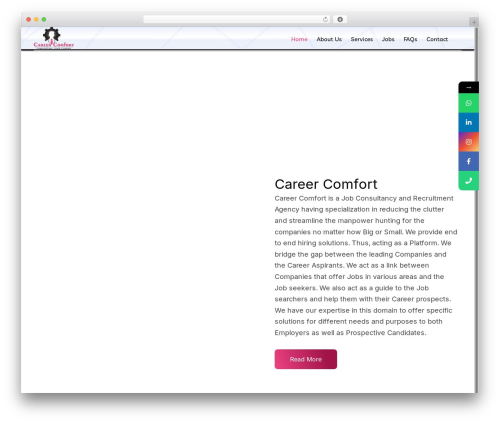 Theme WordPress Braintech - www.careercomfort.co.in