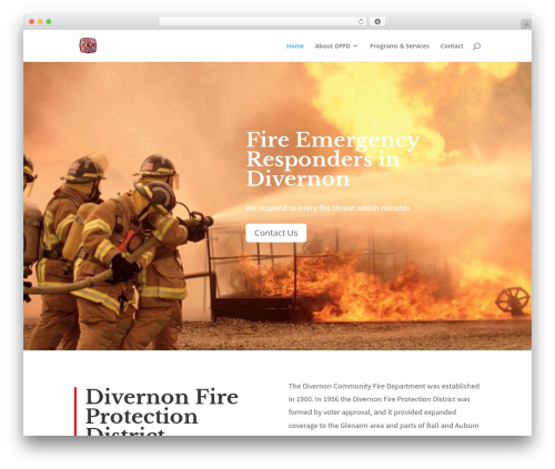 Theme WordPress Divi - divernonfire.org