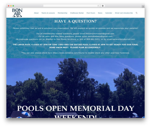 Theme WordPress Enfold - bonairca.com
