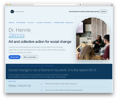 Theme WordPress Reframe - henriedennis.com