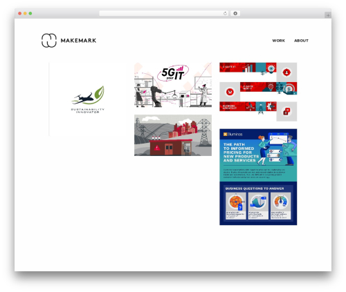 WordPress theme Makemark - makemark.co.uk