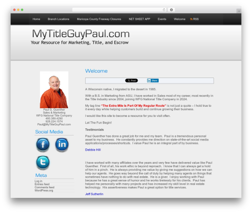 WordPress theme Tranquility - mytitleguypaul.com WordPress theme Tranquility - mytitleguypaul.com