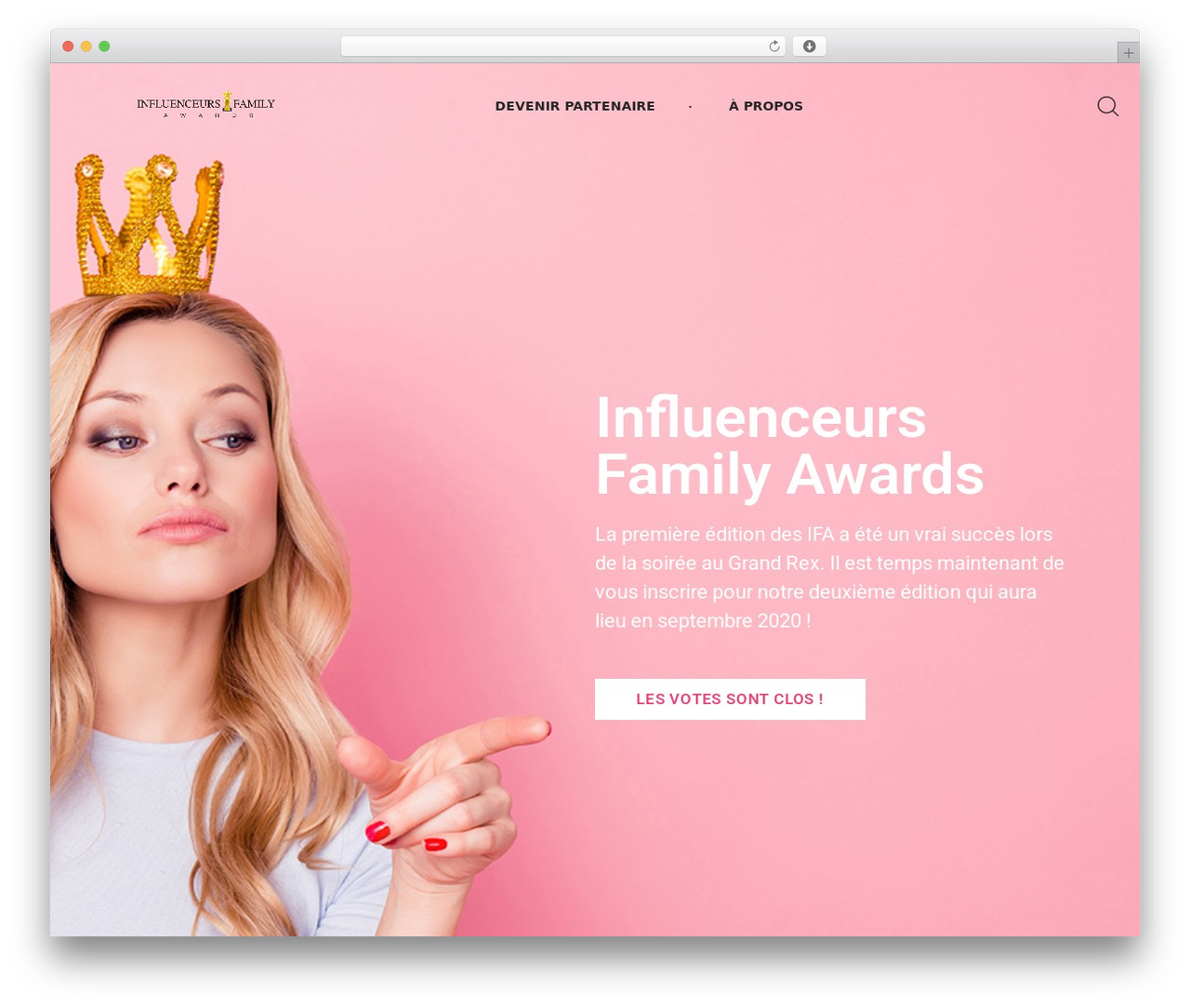 WordPress theme Look - influenceursfamilyawards.com WordPress theme Look - influenceursfamilyawards.com
