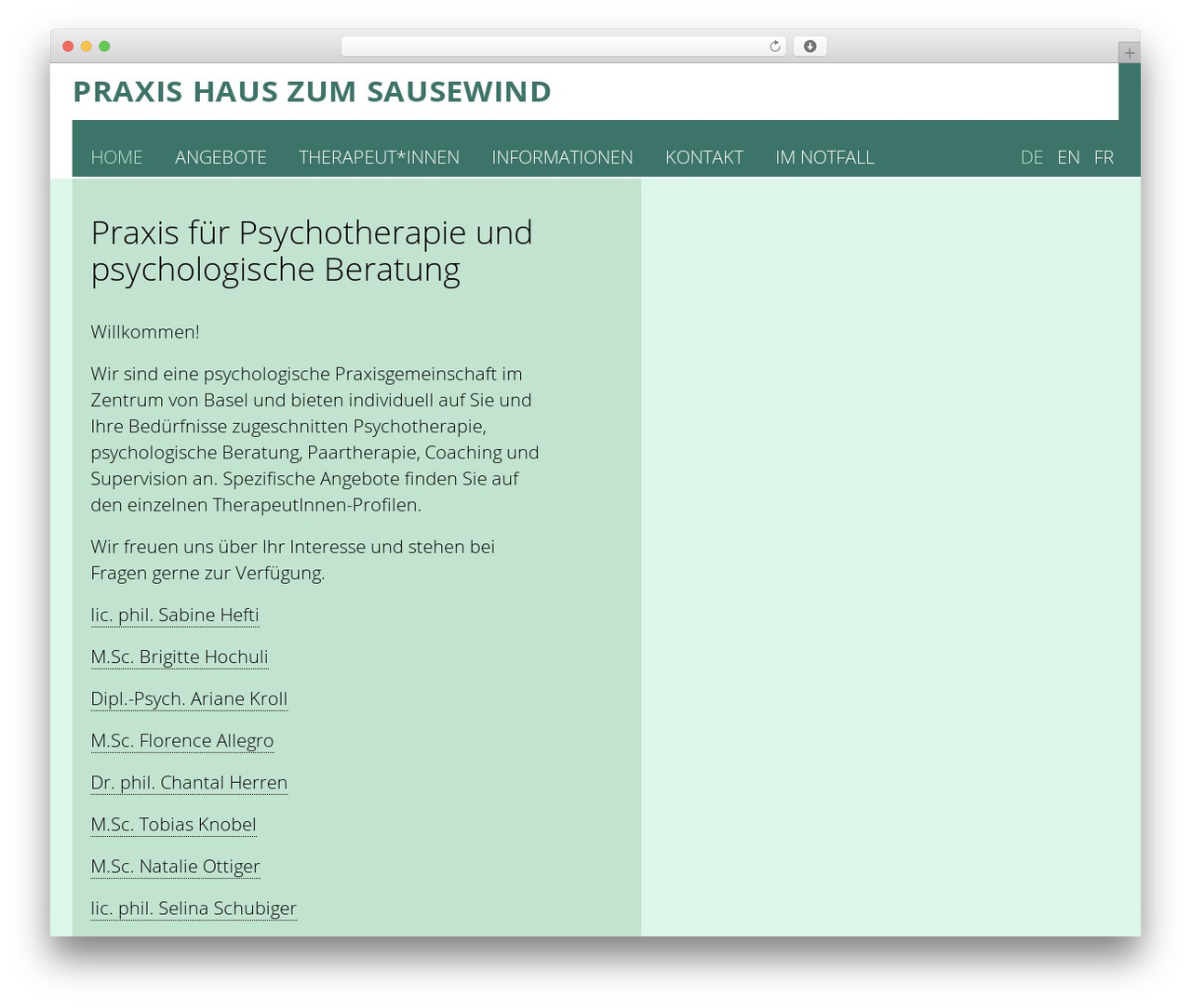 WordPress theme Sausewind - praxisbs.ch WordPress theme Sausewind - praxisbs.ch