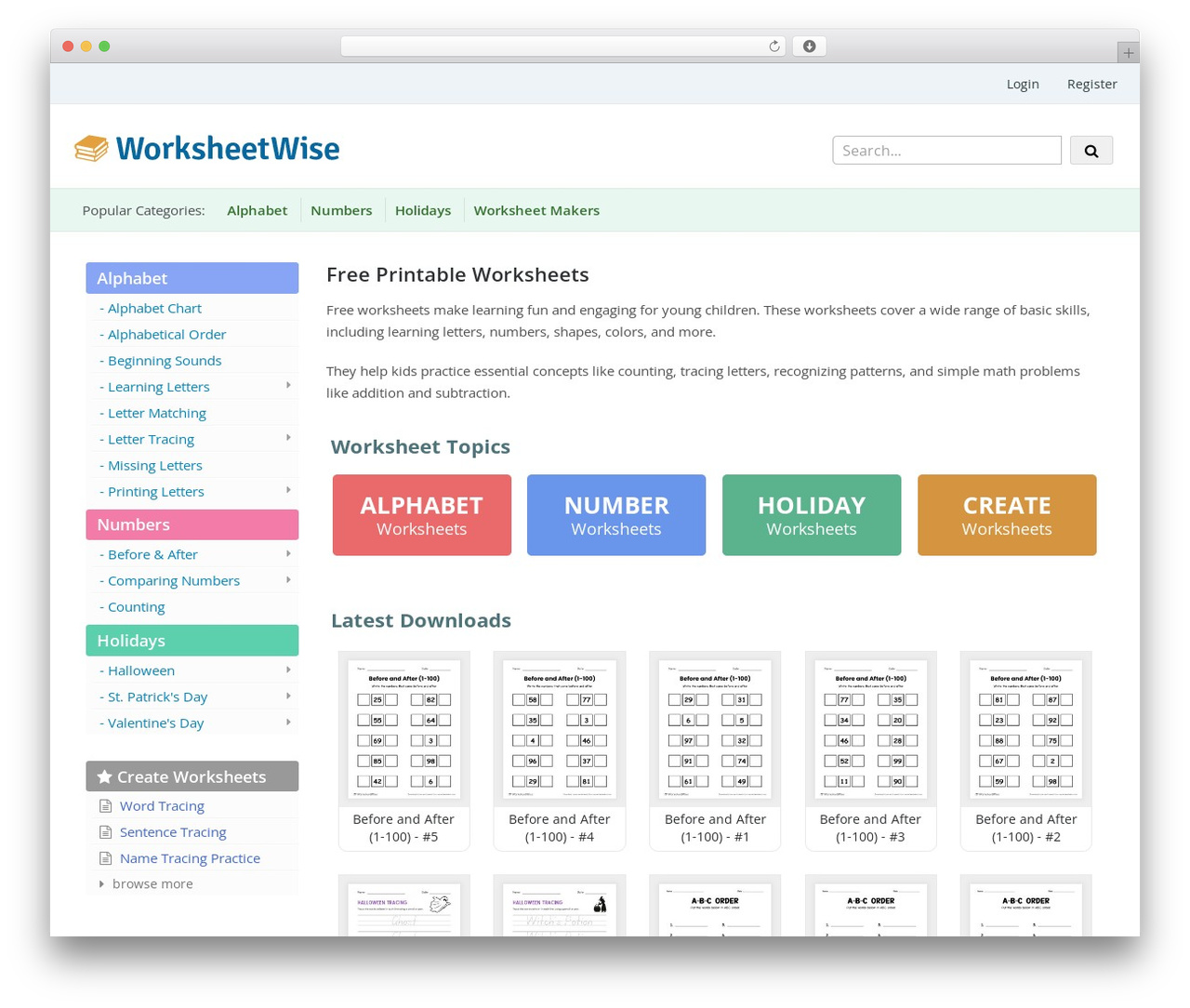 WordPress theme WorksheetWise - worksheetwise.com WordPress theme WorksheetWise - worksheetwise.com