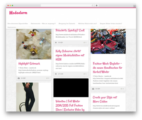 Clippy theme WordPress - modealarm.de