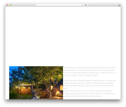 Constructor top WordPress theme - the-coachhouse.com