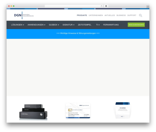 DGN Theme WordPress theme - www.dgn.de