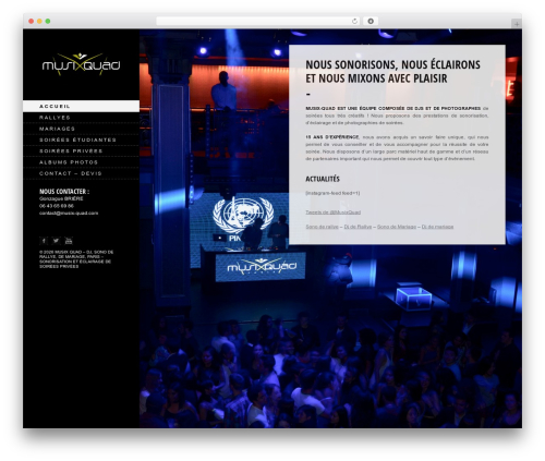 Elastico WordPress theme - musix-quad.com