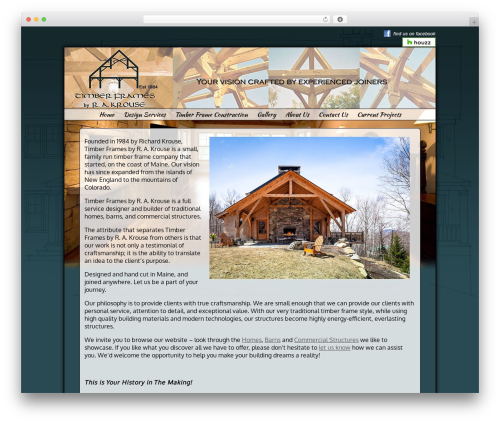 Slidedeck2 personal WordPress plugin - mainetimberframes.com