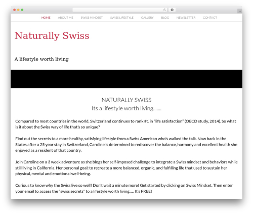 Nectar theme WordPress - myswisslife.com