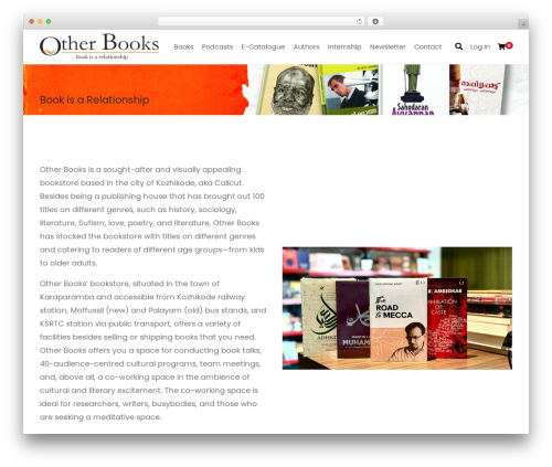 Pustaka WordPress website theme - otherbooksonline.com