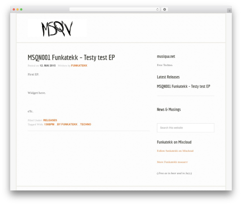 Mixcloud Embed (mixcloud-embed) free WordPress plugin - musiqua.net