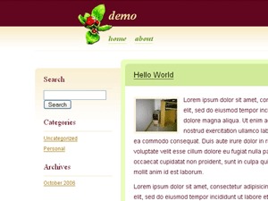 WordPress theme Apple by Small Potato