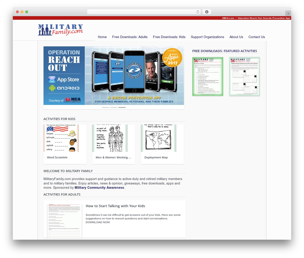 WordPress theme Salutation - military-family.com WordPress theme Salutation - military-family.com
