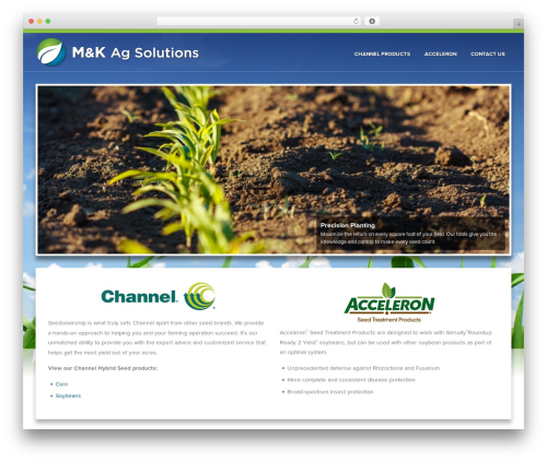 M&K Ag Solutions WordPress theme - mkagsolutions.com