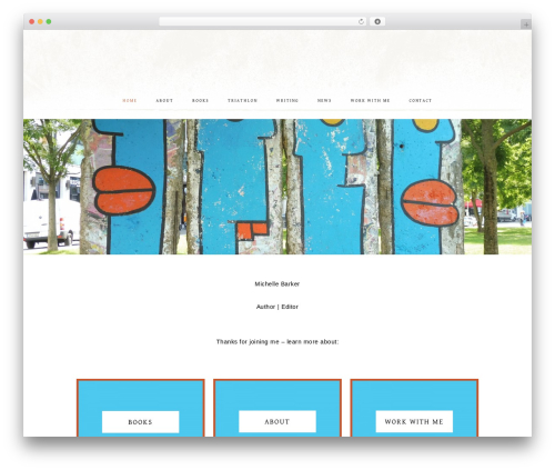 Market Theme best WordPress theme - michellebarker.ca
