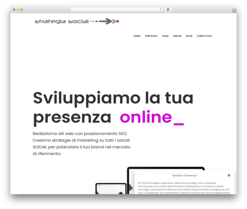 NODE best WordPress theme - strategiasocial.com