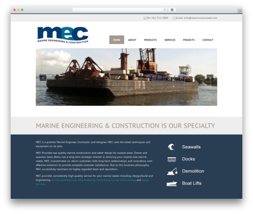 Prometheus e-Commerce WordPress theme - mecincorporated.com