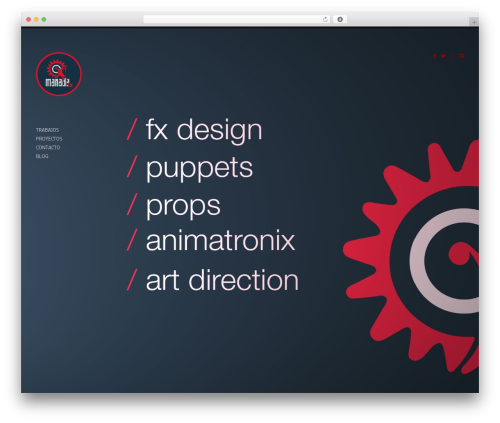 Reframe WordPress theme - manadafx.cl/wp/wordpress