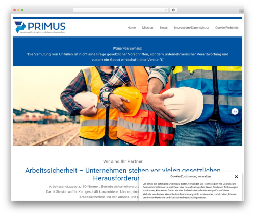 Theme WordPress Hackery - primus-beratung.com