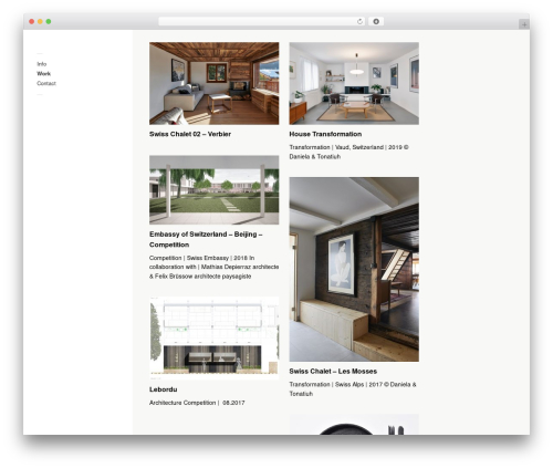 Touchfolio WordPress theme - yourstudio.ch